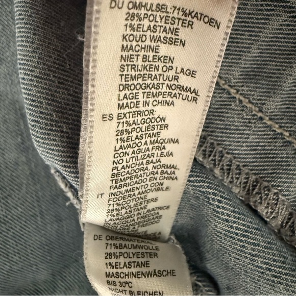 Forever 21 Denim Sky Blue Jeans size L - Picture 6 of 9